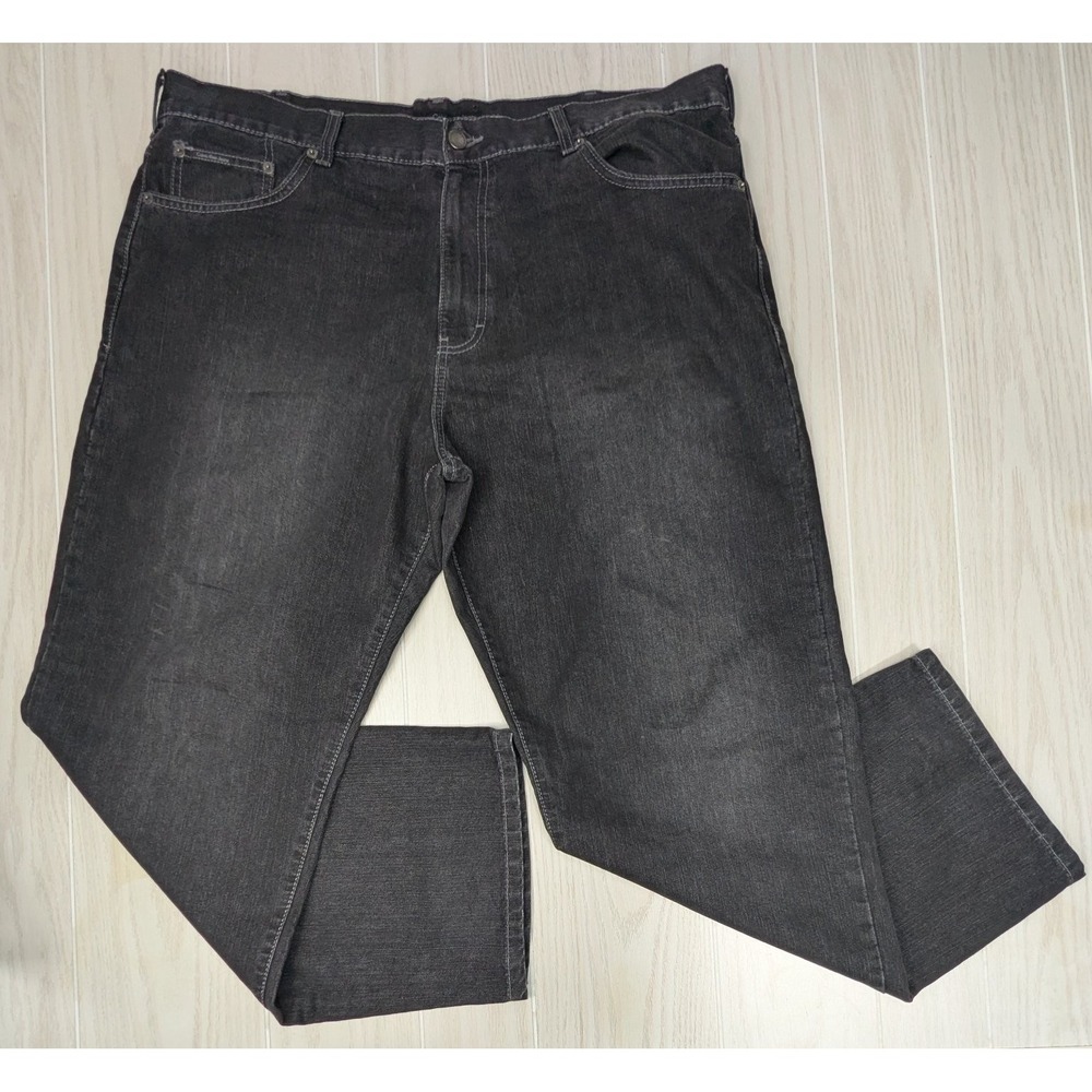 Calvin Klein Jeans Men's Black Denim Jeans Size 40 Straight Leg 40x30